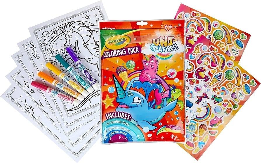Crayola Jeu de Coloriage Uni-Créatures!
