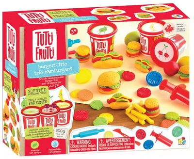 Tutti Frutti trio hamburgers