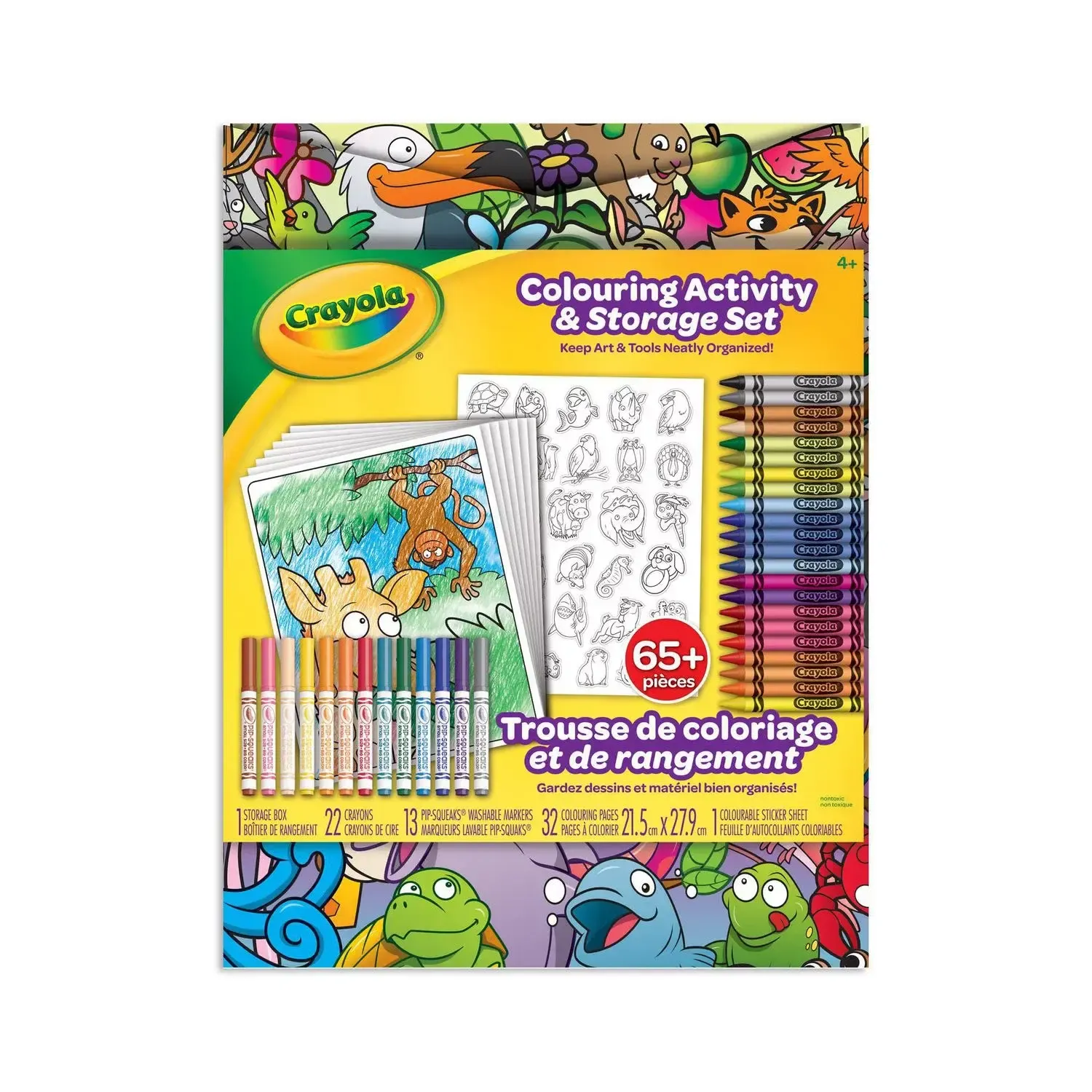 Crayola Trousse de coloriage et de rangement