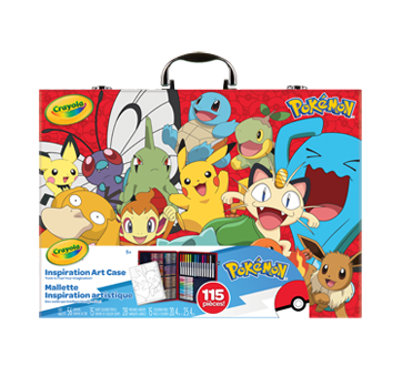 Crayola mallette inspiration Artistique Pokémon