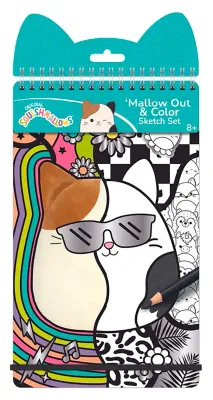 Squishmallows Kit de Croquis Mallow Out &amp; Color