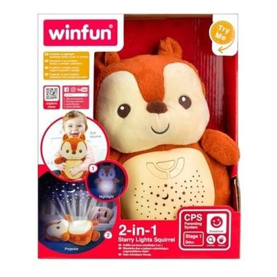 ***** Winfun Écureuil veilleuse et projecteur d'étoiles