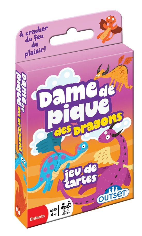 Jeu de cartes - Dame de Pique des Dragons