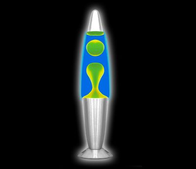 Wax Mood Lamp Wave 2 - Vert/Bleu