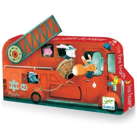 Puzzle Silhouette 16 - Le camion de pompier