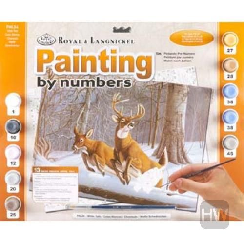 Royal &amp; Langnickel - Painting by Numbers Adult Large - Chevreuils