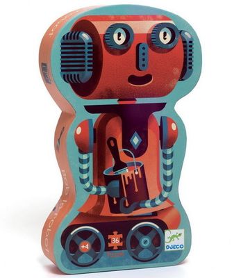 Puzzle Silhouette 36 - Bob le robot