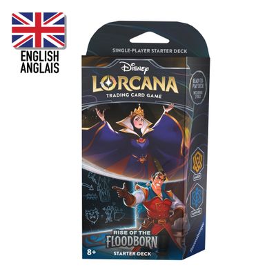 Disney Lorcana -Rise of the Floodborn -  Starter Deck  (Amber &amp; Sapphire)