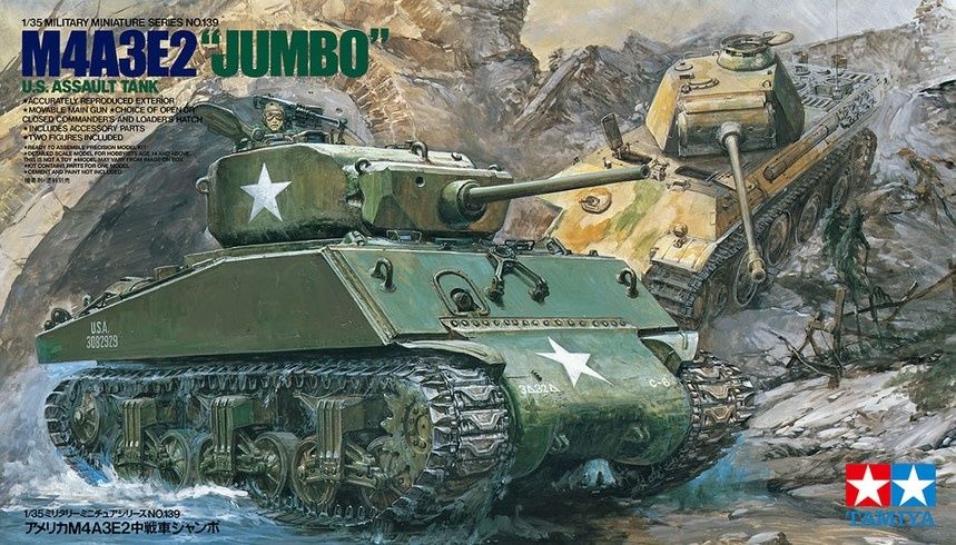 Tamiya - R US M4A3E2 Jumbo 1/35