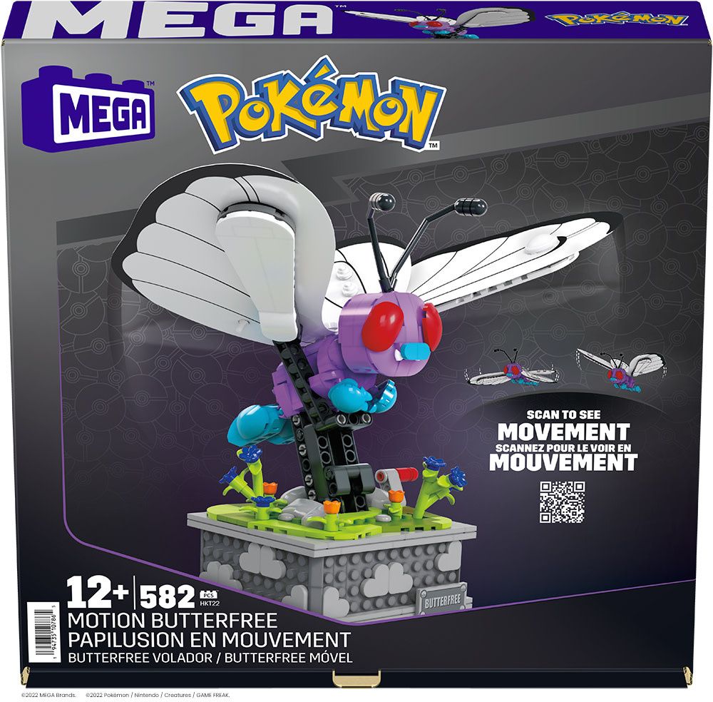 Mega Pokémon Papilision en mouvement
