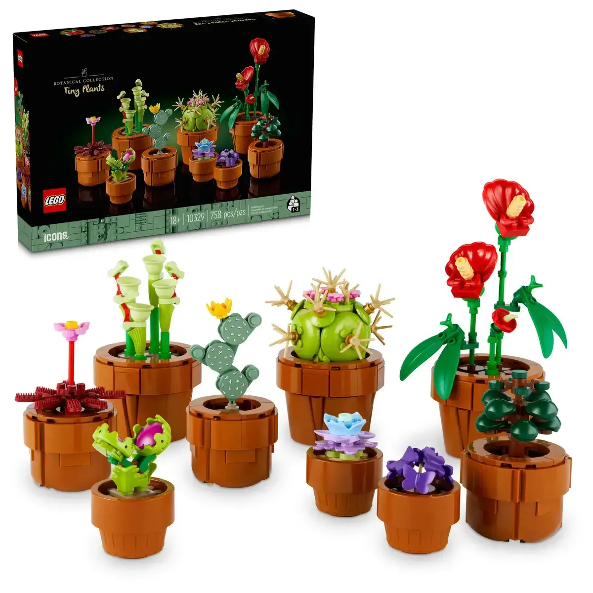 Lego 10329 Botanicals - les plantes miniatures