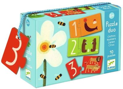 Djeco - Puzzle Duo - Les Chiffres