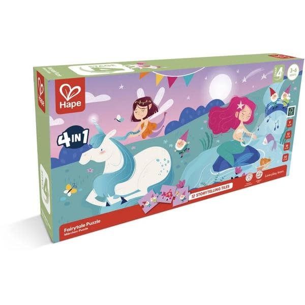 Hape Puzzle Conte de fées 4 en 1