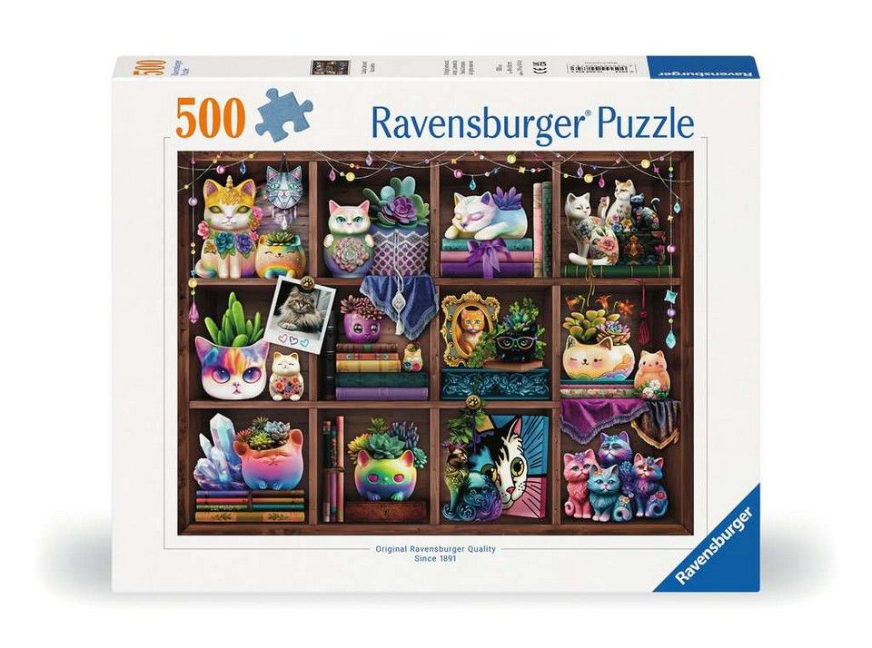 Ravens 500 - Cubby cats and Succulents