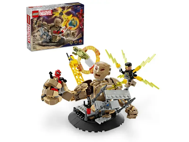 *****Lego 76280 Marvel -Spider-Man contre Sandman - Le dernier combat