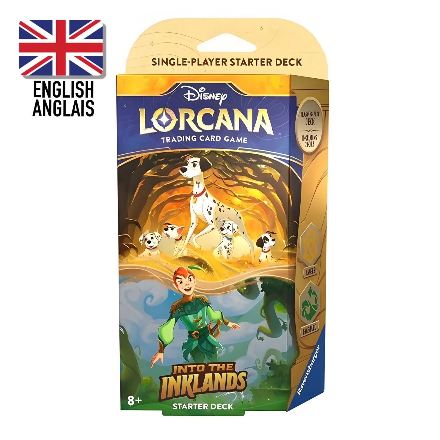 Disney Lorcana - Into the Inklands - Starter Deck (Amber &amp;  Emerald)