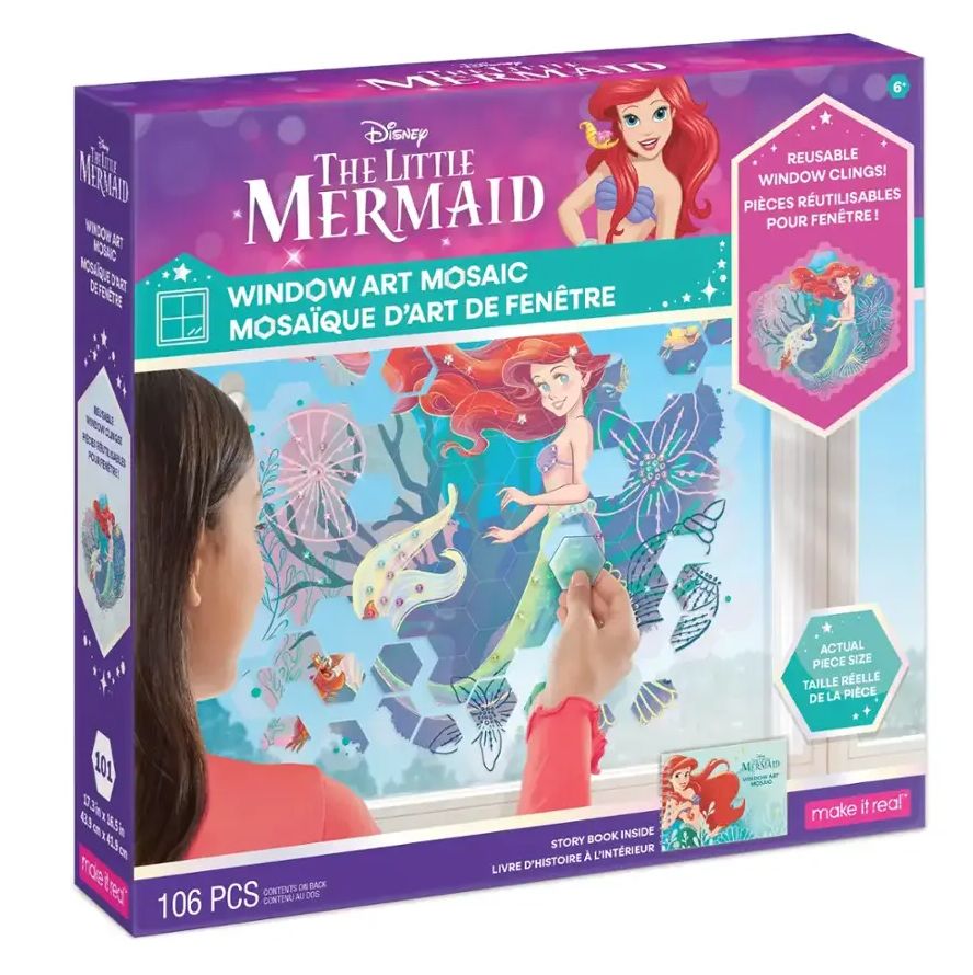 Disney The Little Mermaid Mosaïque d'Art de fenêtre