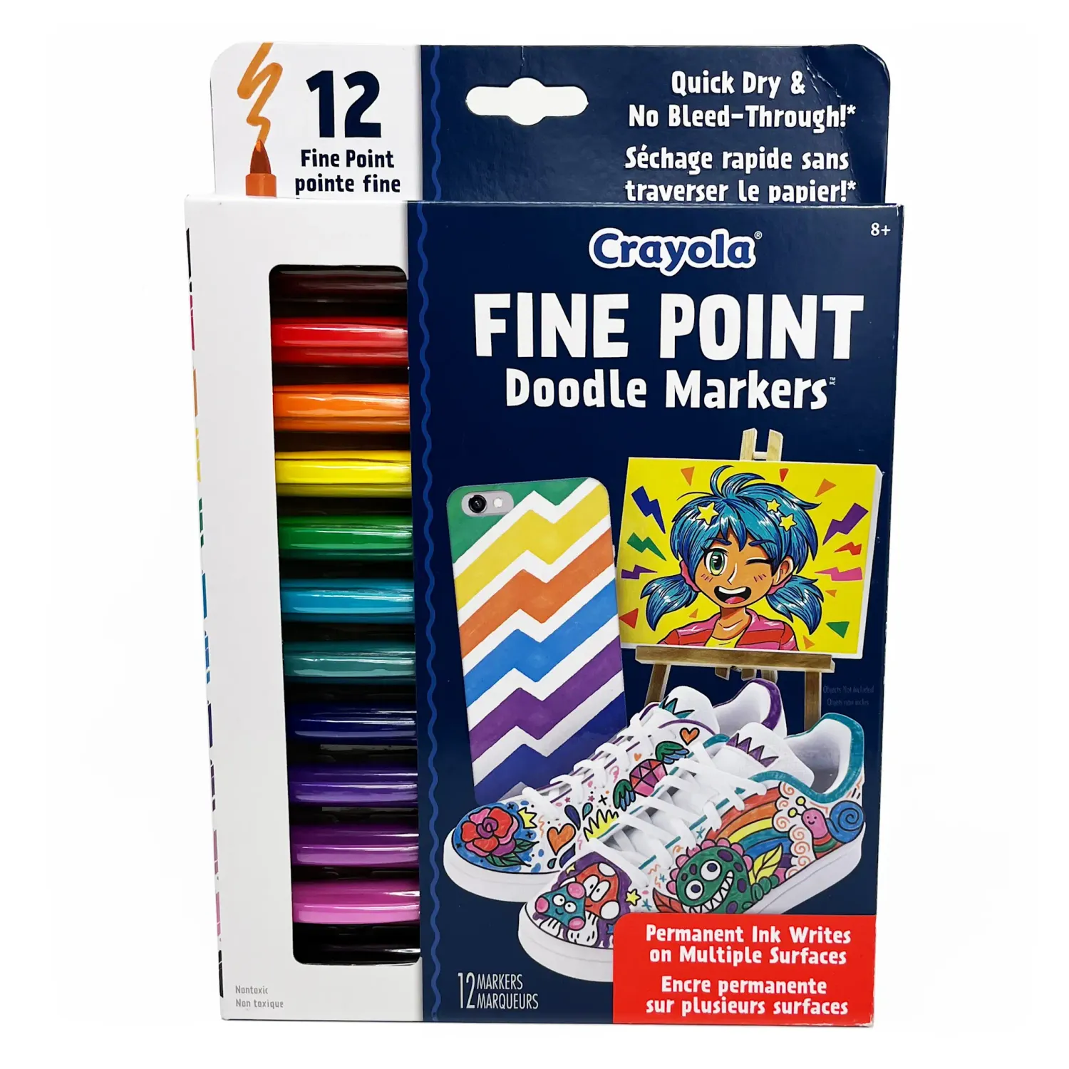 Crayola Doodle Marker 12 pointes fine