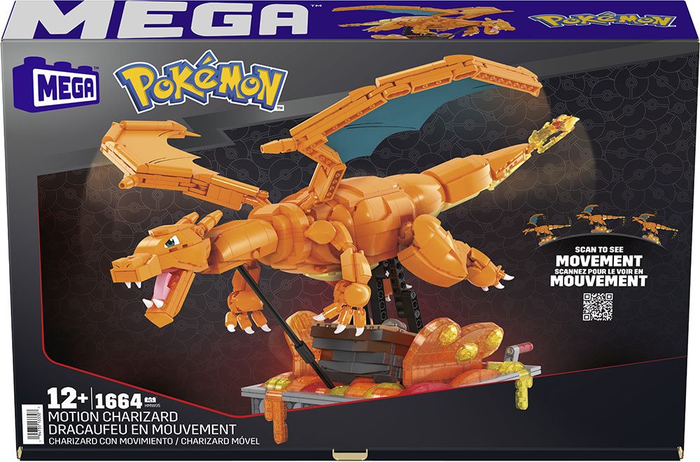 Mega Pokémon - Dracaufeu en mouvement / Motion Charizard
