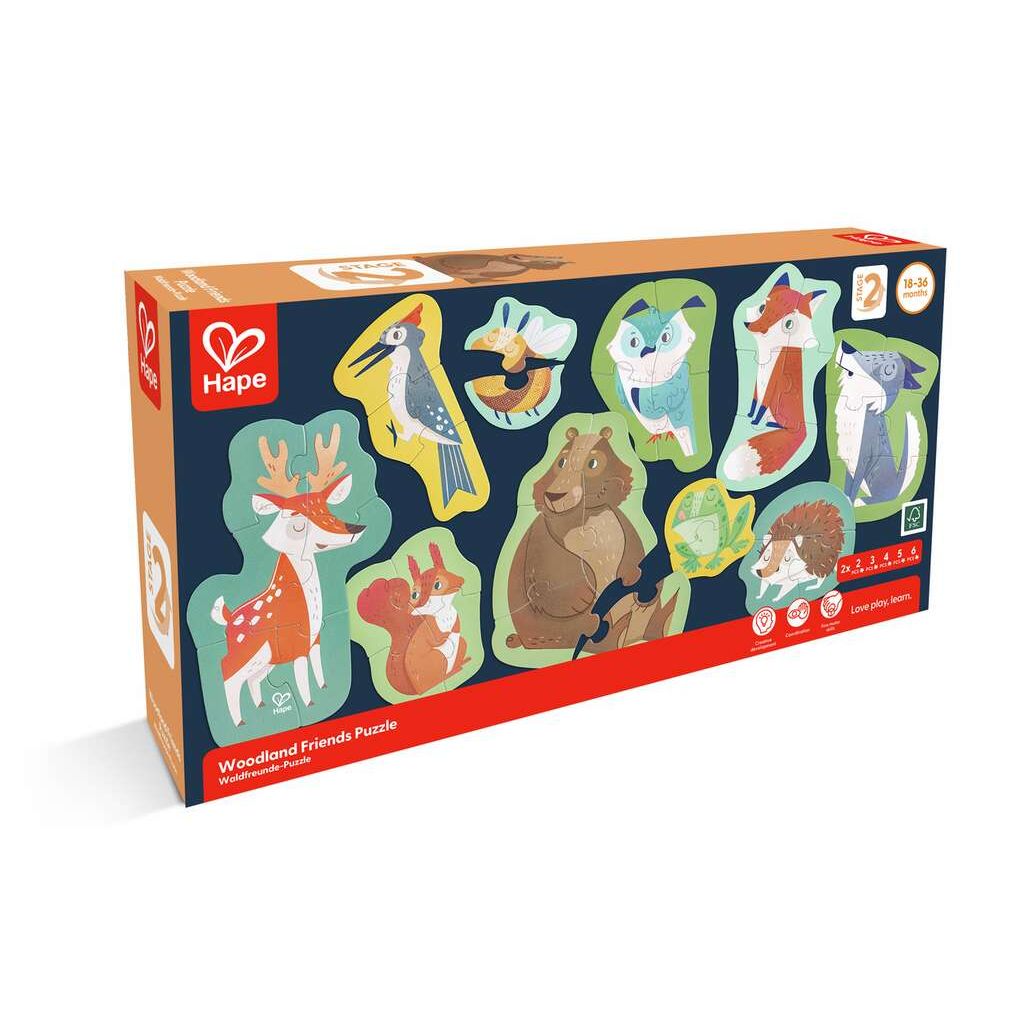 Hape Puzzle Évolutif - Les animaux de la forêt