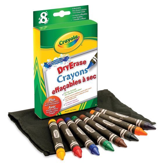 Crayola 8 Craies de cire effacable