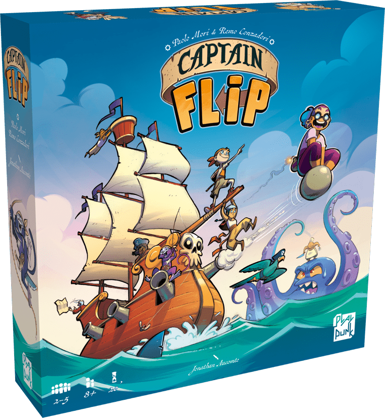 Captain Flip Le pirate le plus riche gagnera la partie!