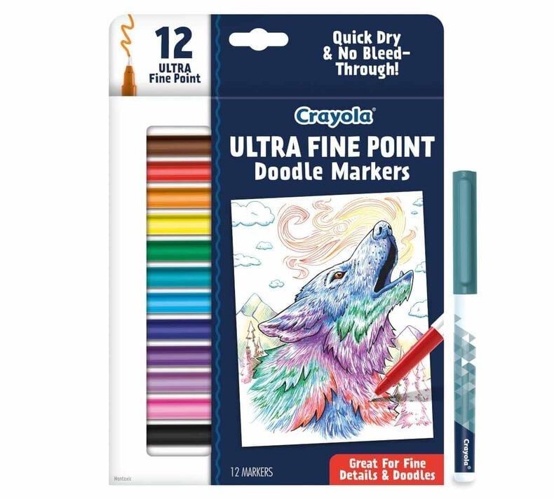 Crayola Doodle Marker 12 ultra fine