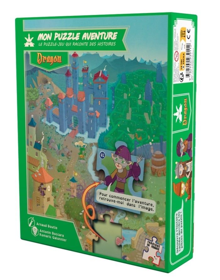 Mon Puzzle Aventure Dragon (le puzzle-jeu qui raconte des histoires)