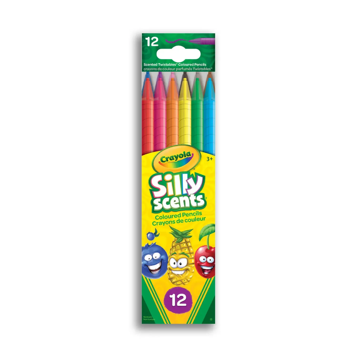 Crayola Silly Crayon 12 couleurs Twistables