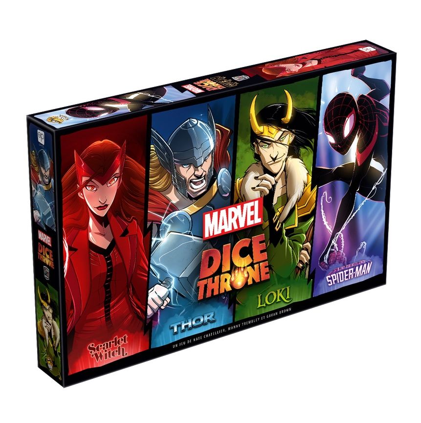 Dice Throne Marvel - Scarlet Witch/Thor/Loki/Spider-Man (FR)