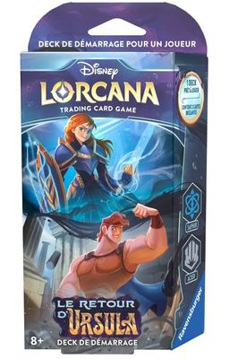 Lorcana - Le Retour d'Ursula Deck de Démarrage Saphir/Acier