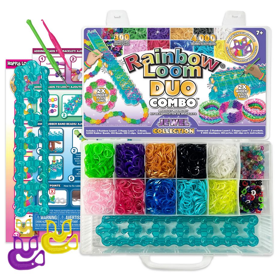 Rainbow Loom Duo Combo 4000 pieces