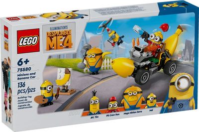 *****Lego 75580 Despicable Me 4 - Les Minions et la voiture-banane