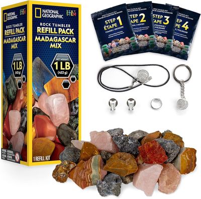 National Geographic - Rock Tumbler Refill Pack - Madagascar Mix
