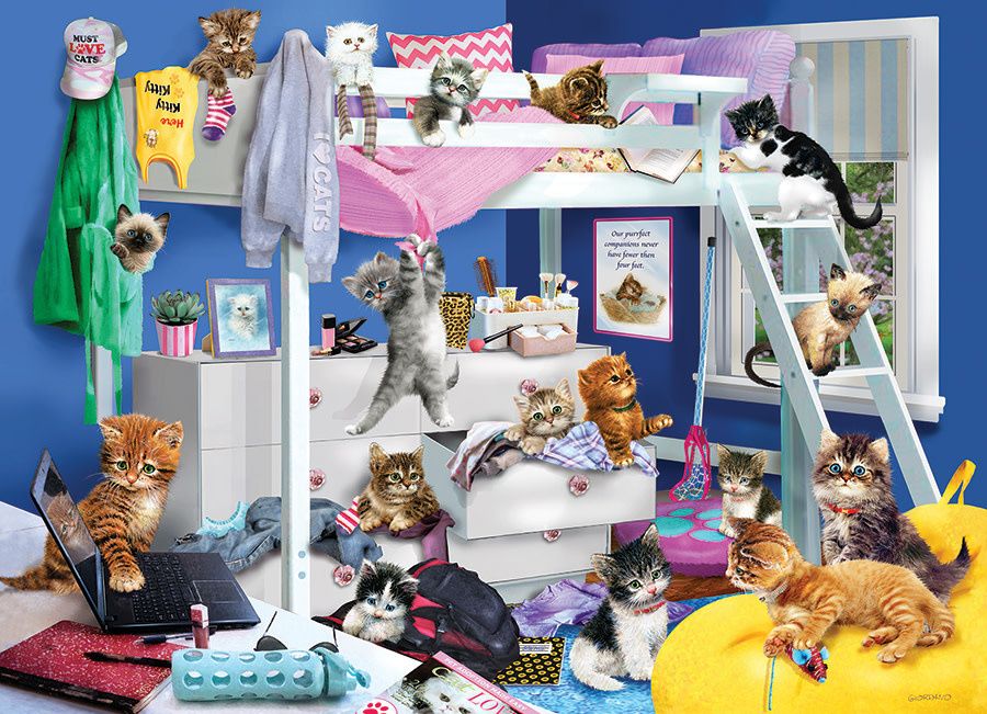 Cobble Hill 1000 - Kitten Slumber Party