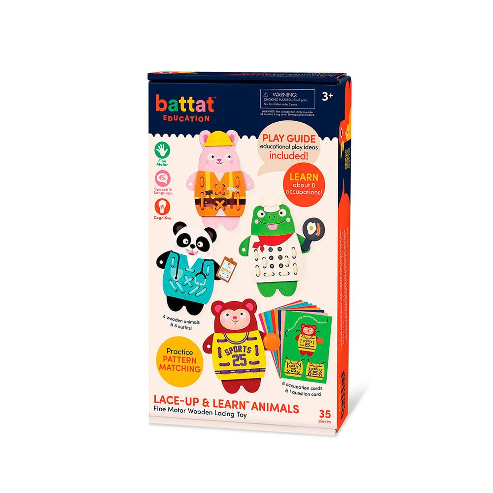 Battat - Lacez &amp; apprenez animaux