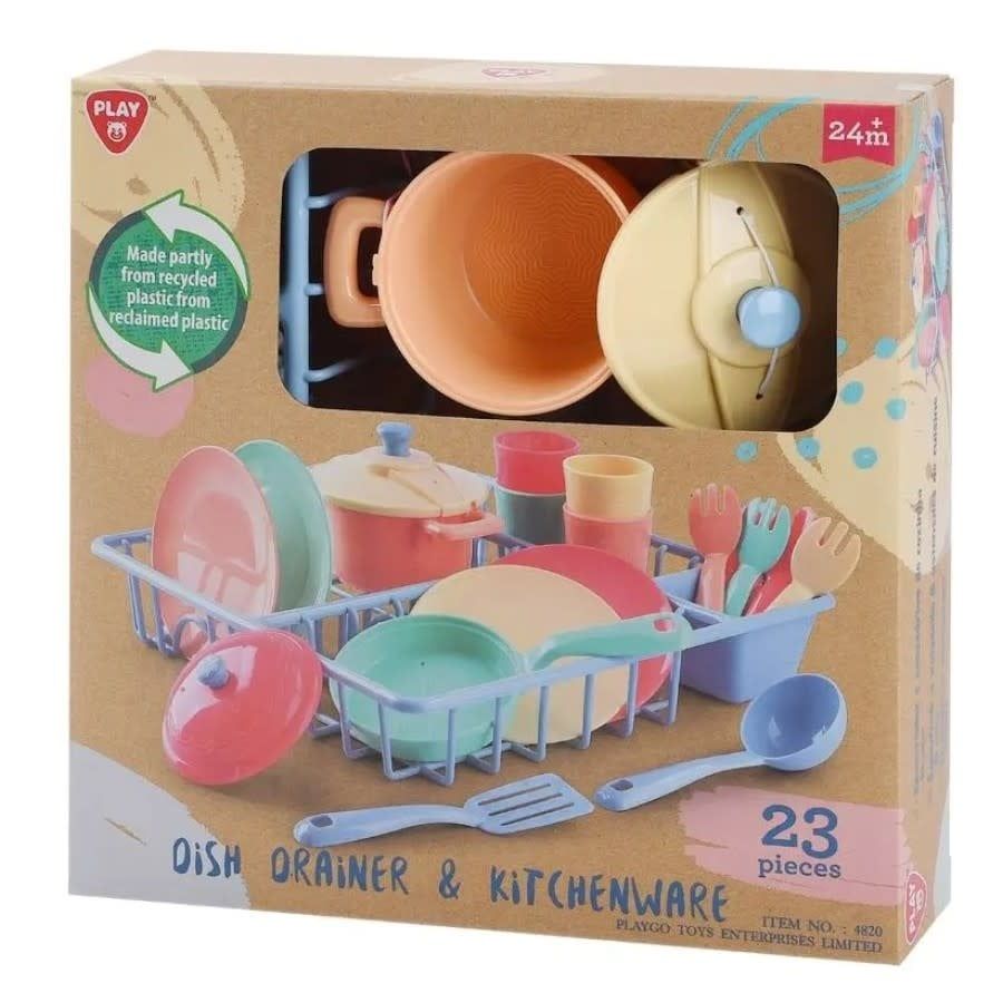 Playgo - Égouttoir à vaisselle &amp; ustensiles de cuisine