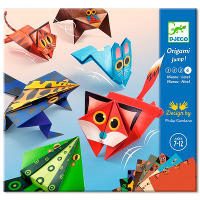 Djeco - Origami Jump! - Animaux Sauteurs