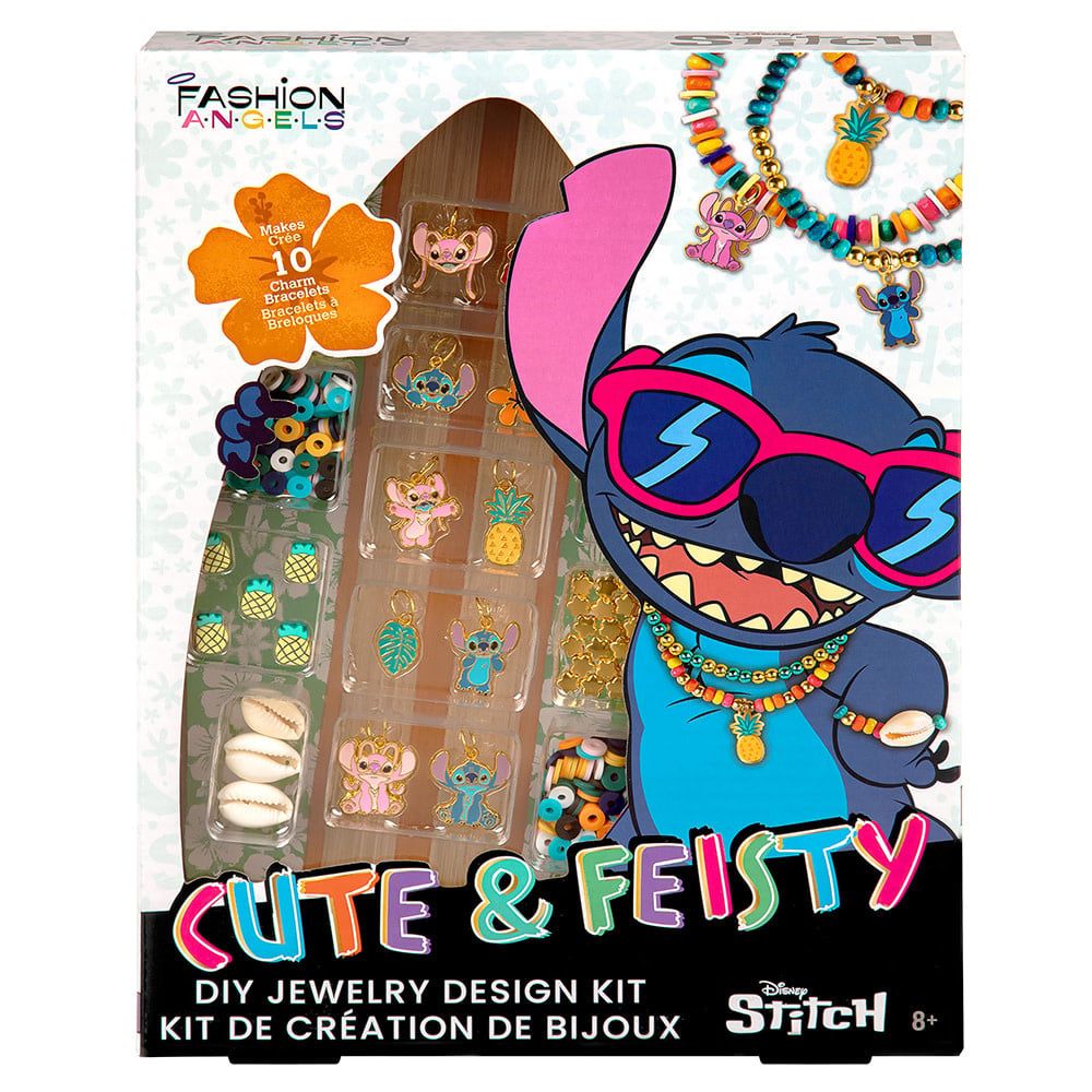 Fashion Angels - Kit de création de bijoux - Stitch - Cute &amp; Feisty