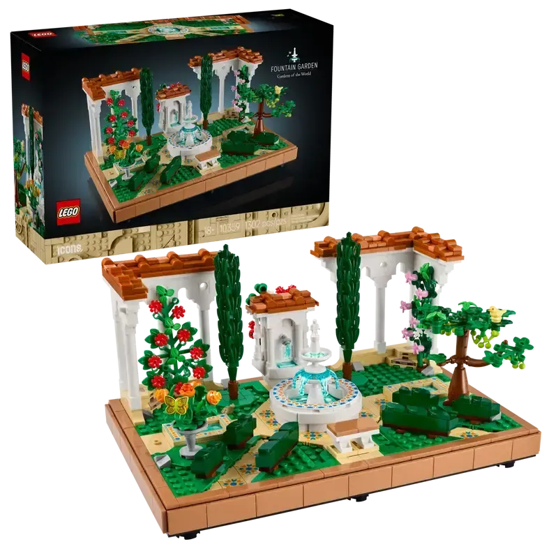 Lego 10359 Icons - Le jardin à la fontaine