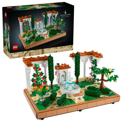Lego 10359 Icons - Le jardin à la fontaine