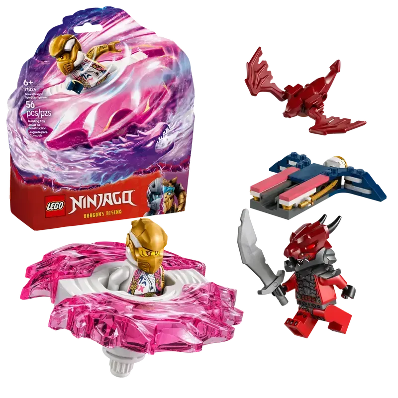 Lego 71824 Ninjago - La toupie Spinjitzu du dragon de Sora