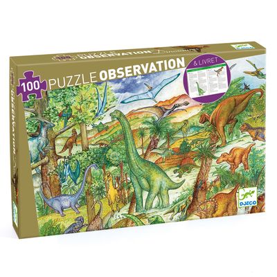 Puzzle Observation - 100 pcs Dinosaur