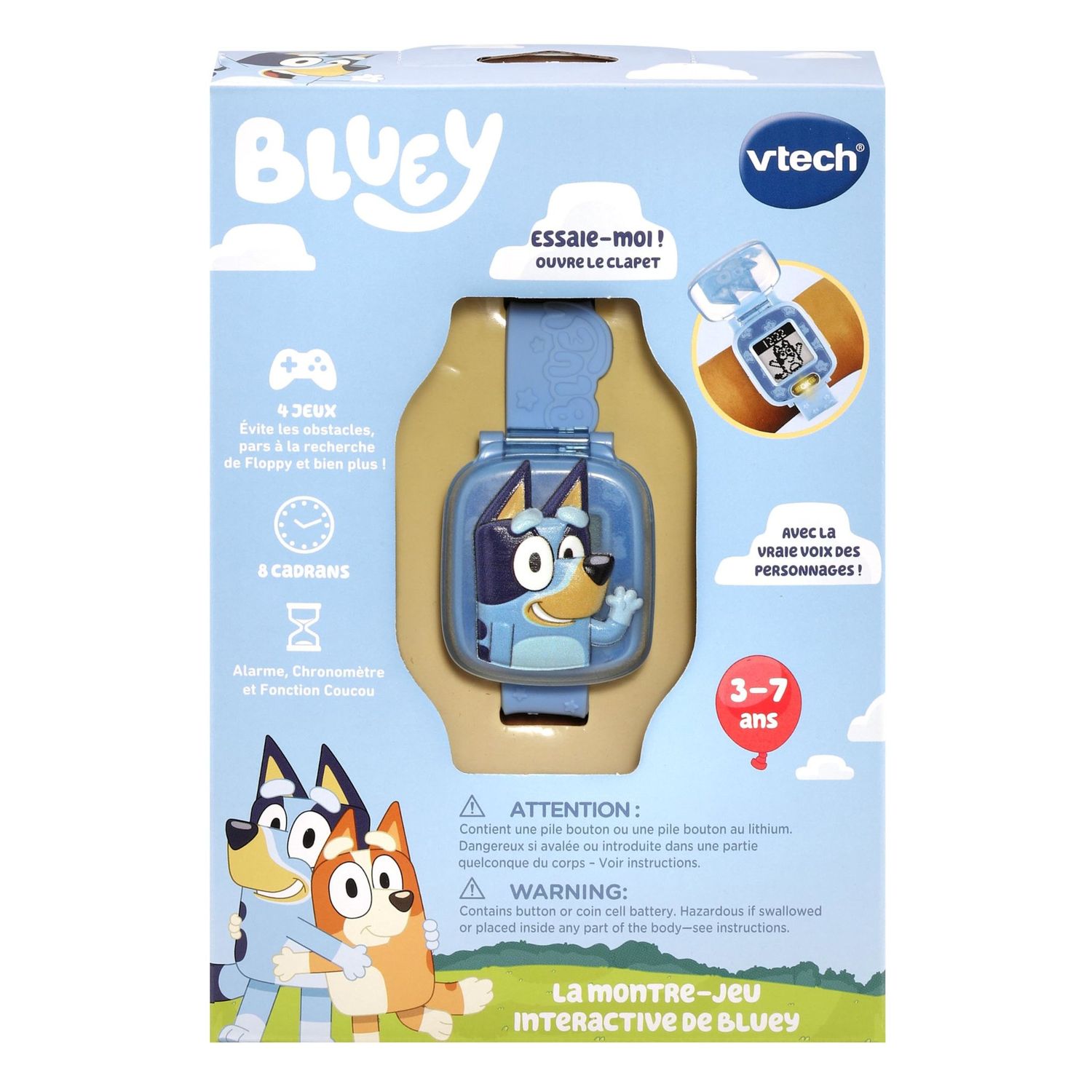Vtech - Bluey la montre jeu intéractive