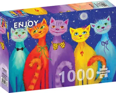 ENJOY 1000 Smiling cats