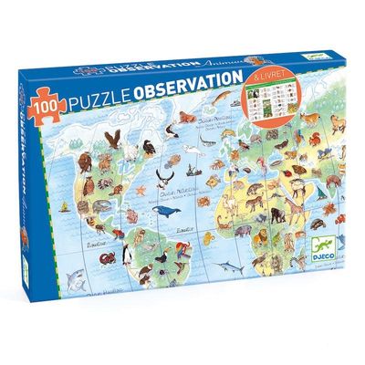 Puzzle Observation 100 - Animaux du monde