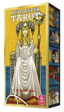 Keymaster Tarot Keymaster 78 cartes avec feuille d'or