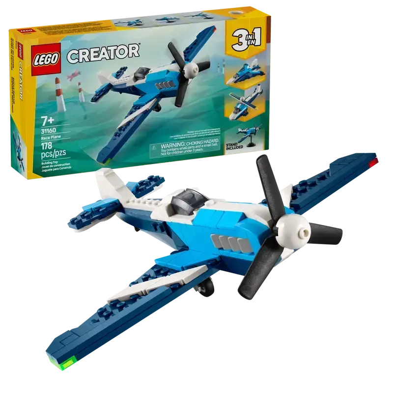 Lego 31160 Creator - Les aéronefs : l’avion de course