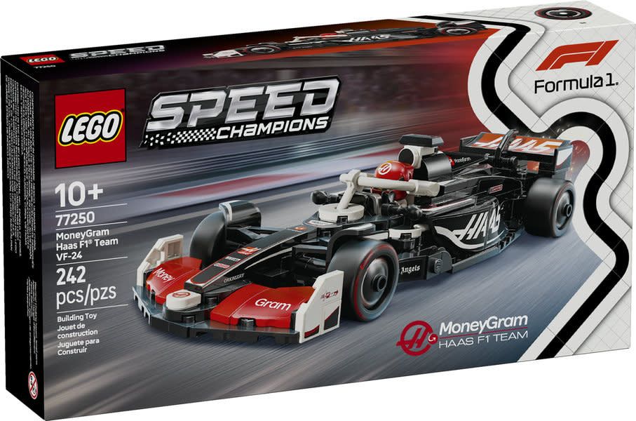 Lego 77250 Speed Champions - Voiture de course MoneyGram Haas F1® Team VF-24