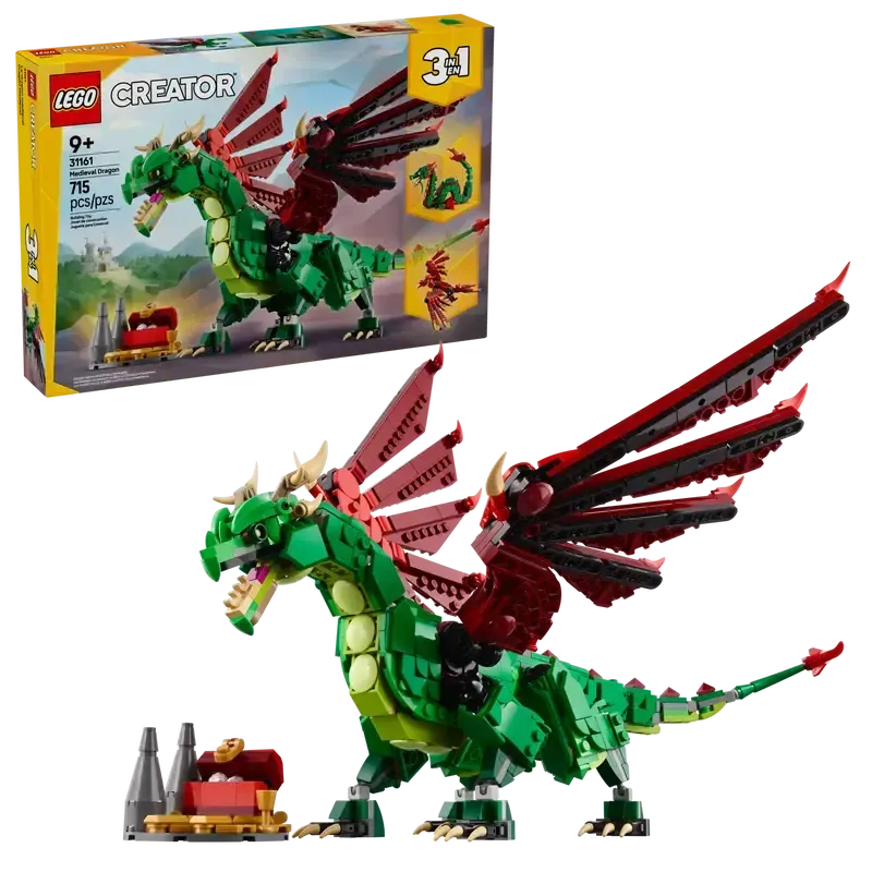 *****Lego 31161 Creator - Le dragon médiéval